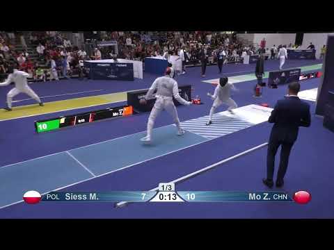 World Championships 2023 SMF - L64 - Michal Siess POL v Mo Ziwei CHN