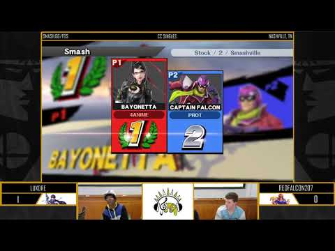 CC Finale - Wii U Singles - LuxDre (Bayonetta) VS RedFalcon207 (Falcon) - WR1