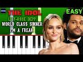 Lily-Rose Depp - World Class Sinner/I’m a Freak - Piano Tutorial [EASY] (From The Idol)