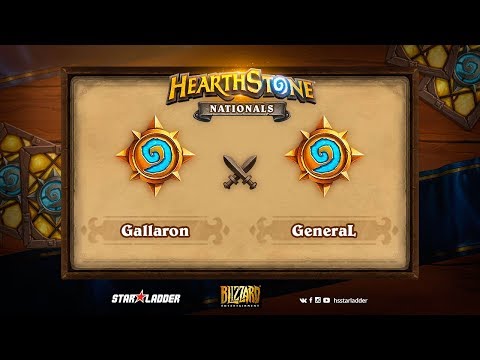 Gallaron vs General, Hearthstone Nationals 2018 – Russia