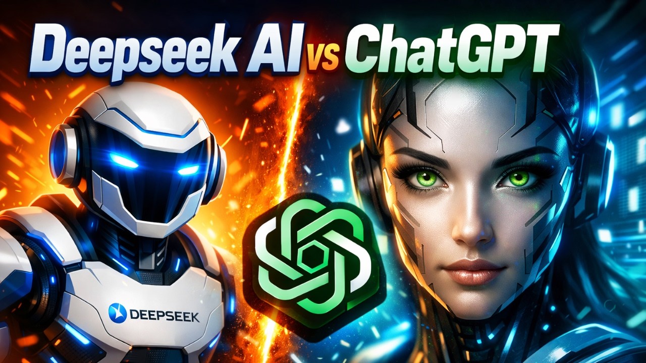Deepseek AI vs ChatGPT: Best AI Chatbot? Full Comparison & Review!