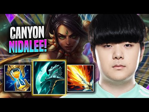 CANYON PERFECT GAME WITH NIDALEE! - DK Canyon Plays Nidalee JUNGLE vs Wukong! | Season 2022