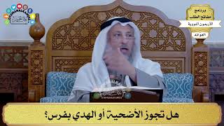 37 - هل تجوز الأضحية أو الهدي بفرس؟ - عثمان الخميس