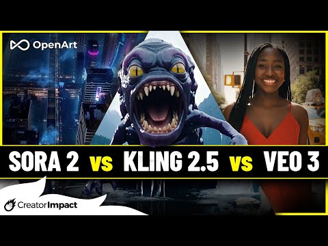 THE BEST AI Video Generators Compared!! Sora 2 vs Veo 3.1 vs Kling 2.5