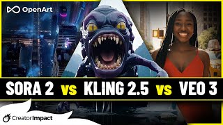 THE BEST AI Video Generators Compared!! Sora 2 vs Veo 3.1 vs Kling 2.5