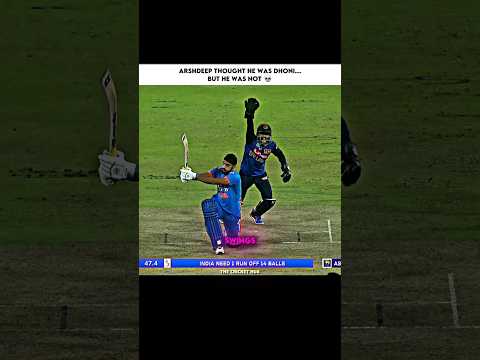 Arshdeep wanted to win the match with a six ? But...