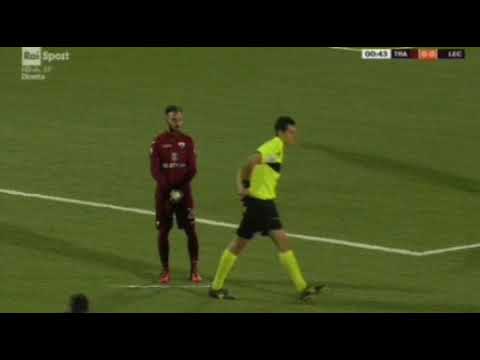 Trapani-LECCE 1 a 1 del 29 dicembre 2017 (telecronaca primo tempo)