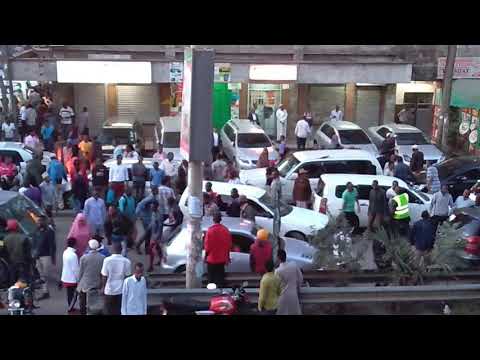 Shil gaari oo Nairobi ka dhacay buuqna keenay