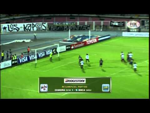 Copa Bridgestone Libertadores: Zamora (1) vs Boca Juniors (5)