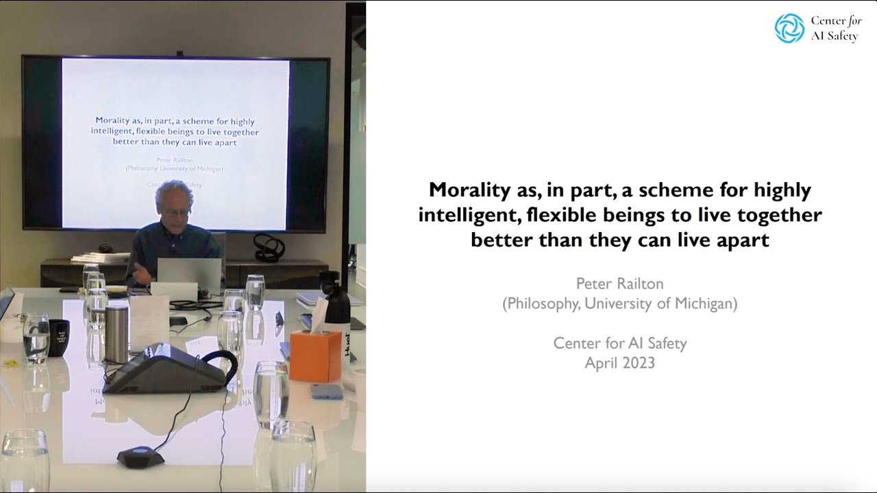 Peter Railton - A World of Natural and Artificial Agents in a Shared Environment