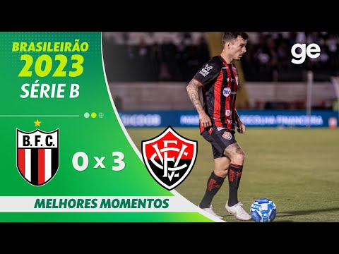 Gols e lances de Botafogo-SP x Vitória