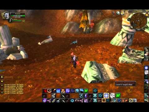 Looting Azure Whelpling in World of Warcraft