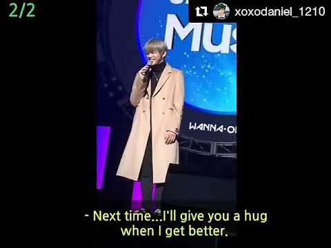 Kang daniel got sick part 2