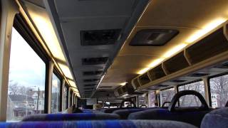 MTA Bus : On-Board MCI D4500CL 3439 On The BxM7A With The Engine Fans On