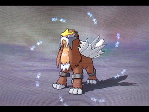 Shiny Entei after 2 days and 1800 SRs! (Pokemon Alpha Sapphire)