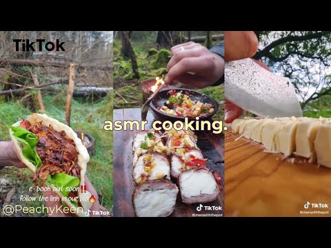 22 Mins of ASMR Cooking Outside | Fresh Food TikTok Compilation @menwiththepot