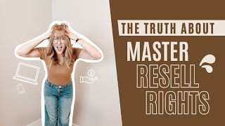 What are Master Resell Rights?! (MUST watch before you buy!)
