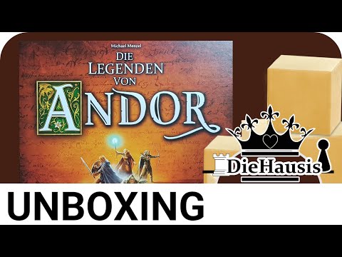 Unboxing | Die Legenden von Andor (KOSMOS) - ein Brettspielklassiker zieht bei uns ein