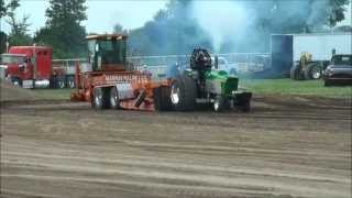 preview picture of video 'MTTP PULLS MOUNT PLEASANT JULY 2013 LIGHT LIMITED SUPER STOCK TRACTOR CLASS'
