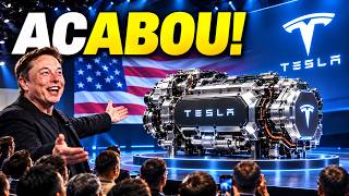 Novo Motor Americano da Tesla Acaba para Sempre com a Indústria dos Carros Elétricos!