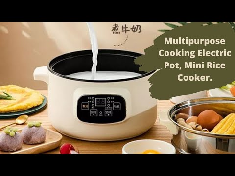 220V Heating Pan Cooking Pot | Multifunctional Electric Cooker 220V Heating Pan | Mini Rice Cooker.