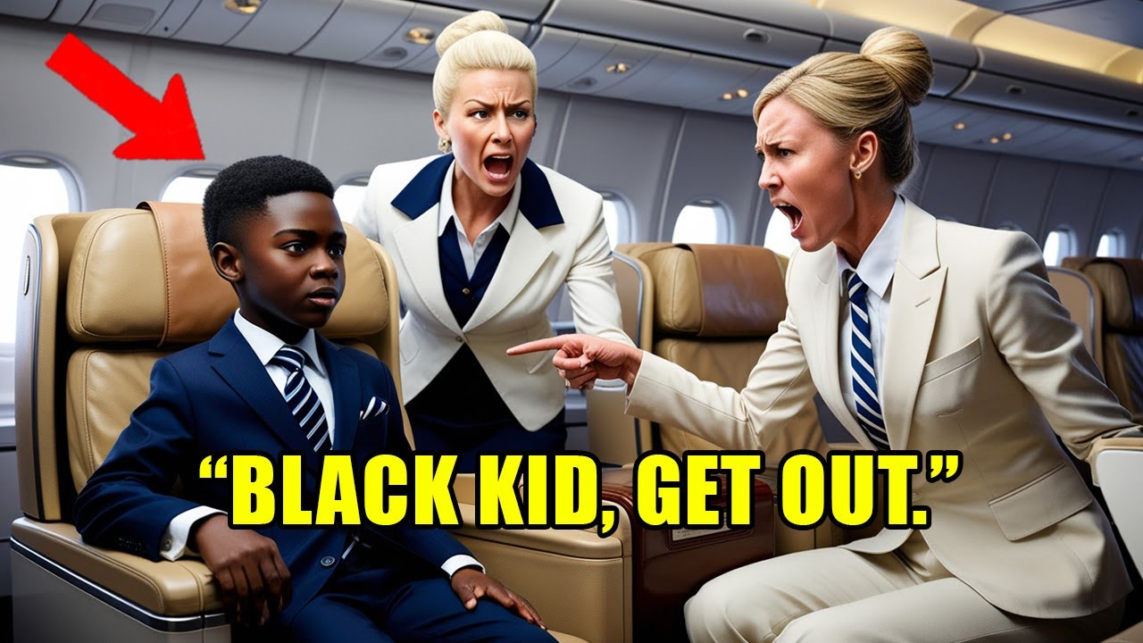 Black CEO's Son Removed from VIP Seat for White Passenger–Entire Staff Fired Minutes Later!