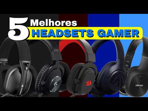 Os 5 Melhores HEADSETS WIRELESS Custo-Benefício | Melhor Headset Sem Fio 2026 ✅