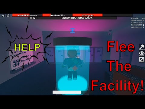 Fui Congelado No Roblox - Flee The Facility!