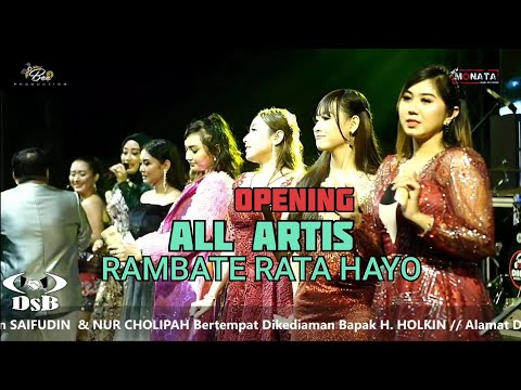 ALL ARTIS (OPENING) - RAMBATE RATA HAYO • NEW MONATA • LIVE BANGKALAN 2021