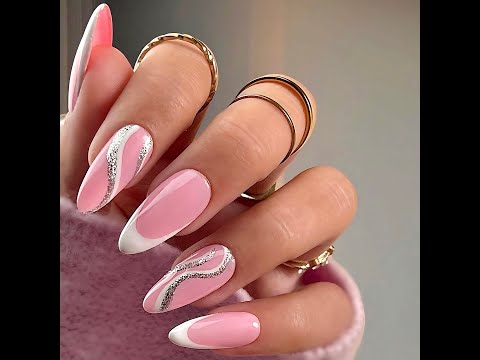 Platinum Line Art Nail Design Tutorial | LDS Dreamy Dream Collection
