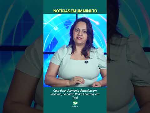 Câmera térmica é usada para combater incêndio em casa de dois andares em Taió
