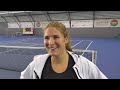 4th W25 EMPIRE Women's Indoor 2022: Natalia Szabanin's interview after she advanced to singles final