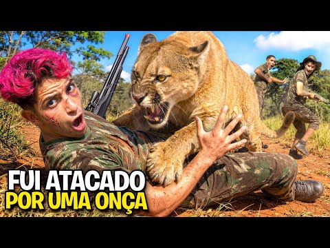 FOMOS ATACADOS POR UMA ONÇA *Sobrevivendo como Militares !
