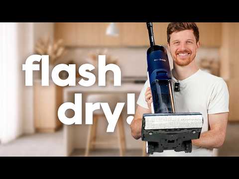 Tineco FLOOR ONE S7 FlashDry Test - Cleans quickly, dries quickly!