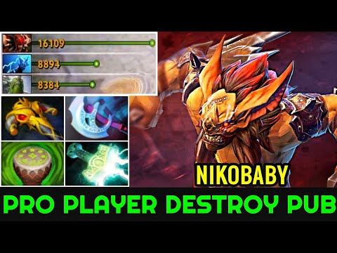 Nikobaby [Bloodseeker] Imba Raid Boss Pro Player Destroy Pub Game 7.22 Dota 2