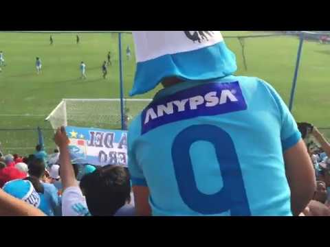 "Sporting Cristal vs U de Chile 2018 -Extremo Celeste a ritmo - LBDC" Barra: Extremo Celeste &bull; Club: Sporting Cristal