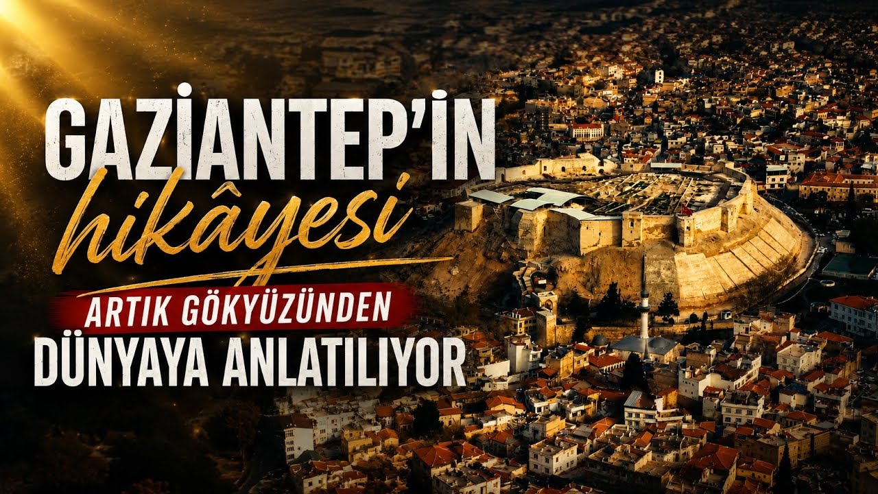 Gaziantep’in hikâyesi artık gökyüzünden dünyaya anlatılıyor. ✈️❤️