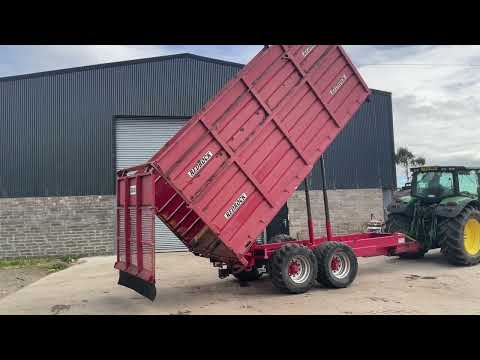 REDROCK 18ft TWIN AXLE SILAGE TRAILER - Image 2