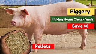 How to Make Cheap Home Pellets for Pig