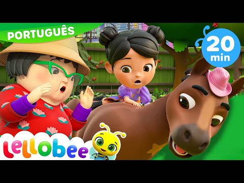 🤕 Acidentes Acontecem na Fazenda Lellobee 🤕| 1 HORA de Lellobee em Português - Músicas Infantis