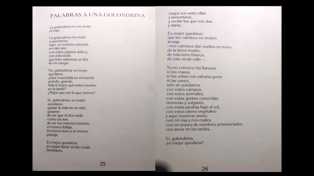 PALABRAS A UNA GOLONDRINA - ANTONIO ESTEBAN AGUERO - MARCELO PEREA