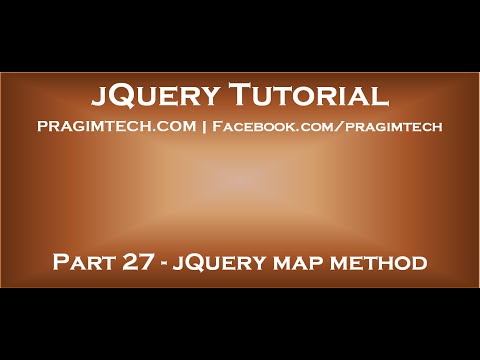 jQuery map method