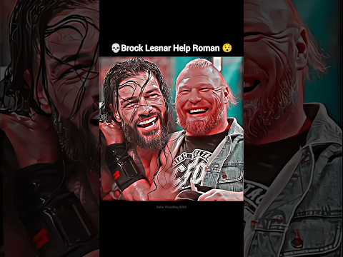 Roman Reigns Shocking Help Brock Lesnar Entry💀☠️| Roman Reigns attitude 😈🤯#shorts #wwe #romanreigns