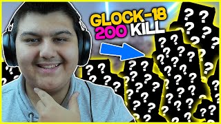 GLOCK-18 EN SEVİLEN DESENLE 200 KİLL ALMAK!! ZULA