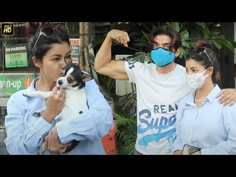 Gurmeet Choudhary Flexes His Muscles, Debina Bonnerjee Introduces PET DOG PABLO To Media