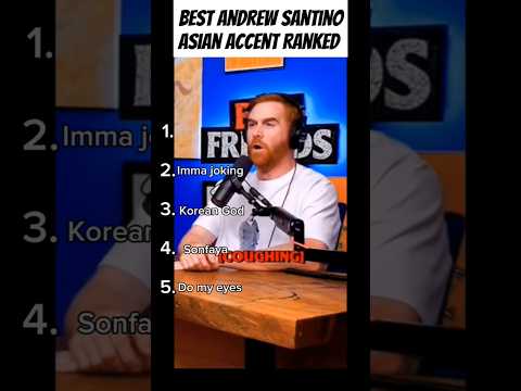 Best Andrew Santino Asian Accent Ranked #shorts
