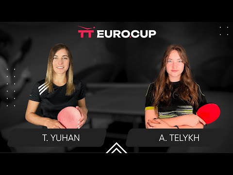 10:45 Tetiana Yuhan - Anastasiia Telykh 04.02.2024 TT Euro.Cup Women Ukraine Master. TABLE 3