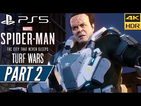 SPIDER-MAN REMASTERED (PS5) TURF WARS DLC Walkthrough Gameplay PART 2 [4K 60FPS HDR] - No Commentary
