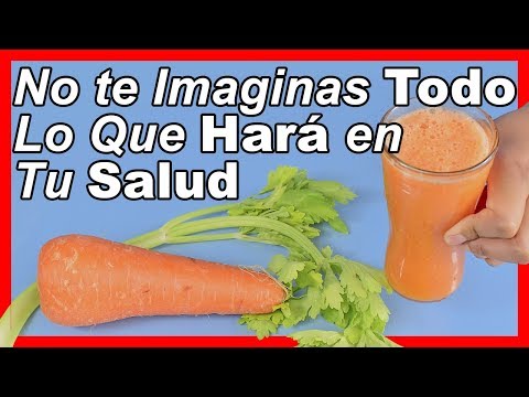 Nunca me imaginé que el Jugo de Zanahorias con Apio 🥬 Pudiera hacer tantas cosas por mi Salud!