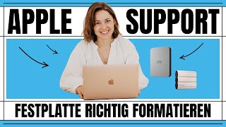 Externe Festplatte für den Mac formatieren